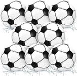 HyDren 8 Pieces Inflatable Soccer Ball, 16 Inch, PVC Material, Suitable for Summer Beach Parties, Team Building, Social Gatherings