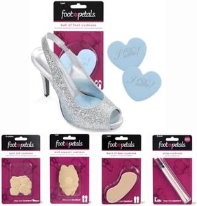 FOOT PETALS Wedding Shoe Comfort Bundle, 5 Piece Kit Ball of Foot, Heel, Arch, Strap & Spot Cushions, Bridal & Bridesmaid Inserts for Heels, Flats & Sandals, Wedding Day Essentials & Emergency Kit