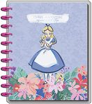 The Happy Planner Disney Daily Notebook for Office, School or Journaling – 60 Sheet Dot Lined Paper with 3 Dividers – Disc-Bound Notebook – Alice In Wonderland Theme - Big Sized Notebook 11” x 8.5”