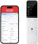 SwitchBot Multi-Use Smart Universal Remote Control with Customized App, Hub Required, Control 10 IR, 15 Bluetooth Devices & 10 Scenes, Compatible with TV/AC/SwitchBot Bot, Curtain, Blind Tilt and more