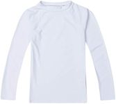 ESTAMICO Boys Long Sleeve Rash Guard Swim Shirts UPF 50+ Sun Protection Rashguard Quick Dry Swim Tee White 2