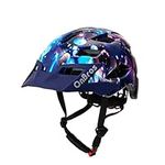 OnBros Kids Bike Helmet - Bike Helmet Boys for 5-14 or Girls Helmet with Visor Adjustable 50-57CM Children Bicycle Helmet Lightweight for Scooter MTB Road Cycling