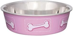 Loving Pets Coastal Bella Bowl for Dogs, Small, Pink