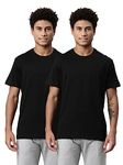 Levi's Men's Plain Regular Fit T-Shirt (PR807013_Black S)