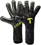 T1TAN Alien Galaxy 2.0 - Soccer Goalie Gloves - Flat Cut and 4mm Astro Grip - Size 9