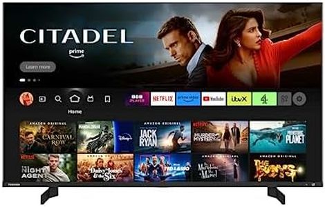 Toshiba 43QF5D53DB QLED 4K Smart Fire TV, TRU Picture Engine, Ultra HD, HDR10, Freeview, Disney+, Prime, Netflix, Dolby Vision & Atmos, Sound by Onkyo, Alexa, HDMI 2.1, Bluetooth, Airplay