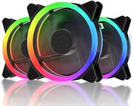 upHere 120mm RGB Case Fan Fan,Quiet