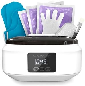 Paraffin Wax Machine for Hand and Feet – 3400ml Hand Wax Paraffin Machine with Fast Heating, Adjustable Temperature 2 Heat Modes Accessories Kit - Relaxing Spa at Home Anytime, Hand & Foot Smooth Skin