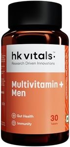 HealthKart HK Vitals Multivitamin Plus Men, 30 Tablets | Daily Multivitamin for Men, For Energy, Stamina, Immunity, Gut, Heart, Bone & Muscle Health