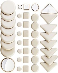 40 Pack Combo Self Stick Furniture Glider for Carpet Furniture Moving Slider Carpet SliderSelf-Adhesive Furniture Slider Moving Pads Moving Furniture SlidersSelf Adhesive Sliders Furniture Glides