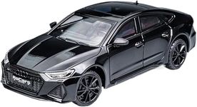 Metro Toys & Gift® 1:24 Scale Audi RS7 Sportback Alloy Car Model Light & Sound Effect Die-cast Car Toys for Boys Birthday Gift Kids Toys Car Collection- Black