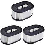 HIFROM Replacement Filter Compatible with Hoover Foldaway and WidePath Replace Part #40130050, Hoover vacuum 51000 series and Turbo Power 3100 (3pcs)