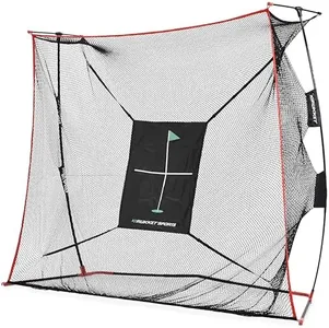 Rukket 9x7x3ft Haack Golf Net Pro, Practice Driving Indoor and Outdoor, Professional Golfing at Home Swing Training Aids, by SEC Coach Chris Haack (Haack Golf Net Pro)