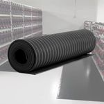 15 FT Electrical Safety Mat 6000V Insulated, High Voltage Insulating Rubber Floor Mats for Home Commercial Work Spaces, Large Non-Slip Switchboard Matting