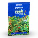 Jamieson Brothers® Runner Bean Enorma Vegetable Seeds (Approx. 9 Seeds) - Premium Quality Seeds to Grow Your Own Food at Home, in The Garden Or at The Allotment