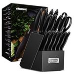MIDONE Knife Set with Block, 17 Pie