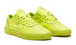 Lakai Men's Cambridge Skate Shoes - Performance Skateboarding Shoes, Lime Leather, 8