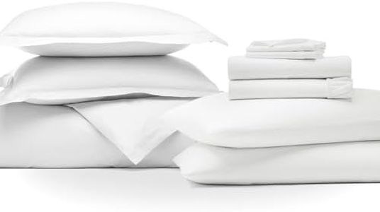 BOLL & BRANCH Signature Starter Bundle, White - 1 Sheet Set, King - 1 Duvet Set, King - 1 Pillowcase Set, King - 100% Organic Cotton
