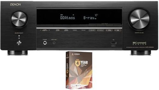 Denon AVR-X1800H 8K 7.2ch Stereo AV Receiver with HEOS Built in and 4 Year Amber Protection Plan (2023)