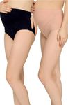 MAMMA PRESTO Women's Maternity Panty MPU-23 BLACKPEACH-I23-L