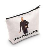 WZMPA Dr Gregory House Cosmetic Bag Dr House Fans Gift It's Never Lupus Zipper Pouch Bag For TV Series Fans, never Lupus, Fit