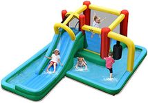 HONEY JOY Inflatable Water Slide, 6