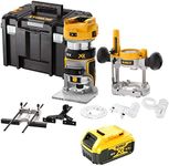 Dewalt DCW604NT 18V Brushless Router/Trimmer with Base, 1 x 5Ah Battery & Case