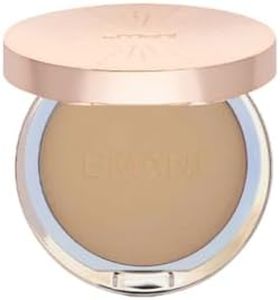 Emani Flawless Matte Powder Foundation – Mineral Compact Makeup for Sensitive Skin, Buildable Coverage, Shine Control, Long-Lasting Finish Up for Sensitive Skin and Oil Control, Golden Tan