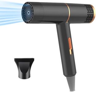 Journeyside Seche Cheveux,800W Sèche Cheveux,Seche Cheveux Voyage,Séchage Rapide,3 Températures,Protection Contre la Surchauffe,Salon de Coiffure à DomicileApplicable Noir