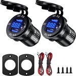 【2 Pack】Car Charger, Dual QC3.0 Por