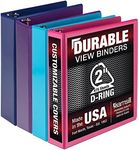 Samsill Durable 2 Inch Binder, Made