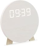 Navaris Round Digital LED Clock - 2