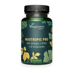 Vegavero Nootropics Brain Supplements | Ayurveda Products | NO Additives | Brahmi, Ginkgo, Panax Ginseng, DHA & B Vitamins | Vegan | 90 Capsules