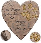 OBSI Dog Memorial Gifts for Loss of Dog Sympathy Gift - Rainbow Bridge Dog Memorial Stone for Remembrance Dog Passing Away Sympathy Gifts - Thoughtful Pet Loss Gifts - Brown