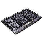 30 Inch Gas Cooktop, Built-in 5 Burners Stainless Steel Gas Stovetop LPG/NG Convertible Gas Stove Dual Fuel Gas Hob with Thermocouple Protection DM527-SA02B