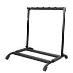 Gator Frameworks Rok-It Multi Guitar Stand Rack with Folding Design; Holds up to 5 Electric or Acoustic Guitars (RI-GTR-RACK5)