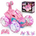 Dislocati Remote Control Cars, Toys for 3-12 Year old Girls Monster Truck Toys Girls Toys Age 5 6 7 Gifts for 3-10 Year Old Girls Girls Birthday Presents Outdoor Toys RC Car Toys for Kids