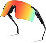 FEISEDY Sports Sunglasses for Women Men, UV400 Protection Outdoor Cycling Running Biking Sports Goggles