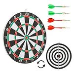 Mini Dart Board Set, 12” Double-Sid