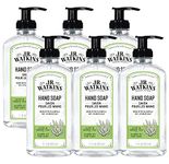 J.R. Watkins Liquid Hand Soap, Aloe and Green Tea, 11-Ounce Bottles (Pack of 6)