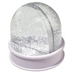 RAYHER HOBBY 5615600 Photo Snow Globe, Snow Ball for Pictures in the size of 7 x 6.3 cm