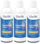 Magnesium Lotion, 8 Oz by Life-Flo (Pack of 3)