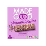 MadeGood Chocolate Drizzled Granola Bars, Birthday Cake, 24g (30 Count) Gluten Free Snacks