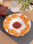 Clay Craft Basics - Ceramic Large Gourmet Plate Flat for Pasta Snacks Risotto Noodles Nachos, 1 Piece, Multicolor, Standard