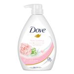 Dove Soothing Rose & Aloe Vera Body Wash for Replenished Skin, Refreshing Scent 1L