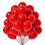 FOTIOMRG Red Balloons 12 inch, 50 P