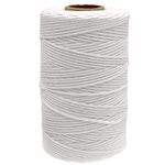 1312Feet White String, Cotton Twine String Macram Cord for Craft/Kitchen/Butchers/Cooking/Baker/Kite 2MM