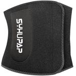 SYXUPAP Waist Trimmer for Men & Women,Waist Trainer Neoprene,Back Support,Fitness Trainer for Men & Women,Running and Workout Black