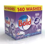 Brilliantly Clean with Bold All in One Pods - 140 Washes, 3.72 Kg Power Pack