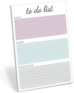 Large to-Do List Sticky Notepad, Categorized Priorities, Colorful Big Things to Do Today Notes, 4x6 inches by Daily Ritmo